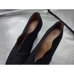 Eric Michael  Close Toe Pumps Sz Eu38/Us7.5 Black Suede Leather Career Heels Photo 1