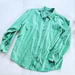 Rails  Kelly Green Oversized Button Down Shirt Photo 3