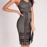 Missguided x Nordstrom Strappy Midi Bodycon Lace Dress- Size US 8 UK 12 Photo 2