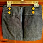 EXPRESS Dark Wash Denim Mini Skirt Photo 2