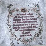 Hallmark VTG 90s God Created Mothers Sweatshirt Sz S? M? Bird Bee Butter… Photo 1