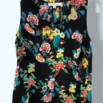 Rose + Olive ‎ Sleeveless Floral Blouse Photo 0
