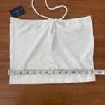 Brandy Melville white key hole halter top Photo 2