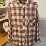 Time And Tru 💰💰💰BOGOHO 💰💰💰Plaid  LS Button Up Top Photo 0