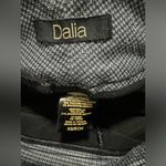 Dalia Women's Pull on Skinny Dress Pants Grey/Black Plaid Size XS. Black Photo 3