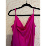Generation Love Satin Pink Silk Dress with Spaghetti Straps Photo 1