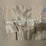 London Times Sleeveless Belted Peplum Dress Champagne Womens size 10 Photo 11