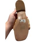 Schutz Womens Ayla Tan Woven Square Toe Slide Sandals Shoes size 7 Photo 10