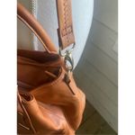 Charming Charlie NWT Faux Leather Orange Satchel Handbag Photo 8