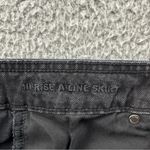 American Eagle American‎ Eagle Hi Rise A Line Mini Skirt Black Denim Casual Festival Women's 2 Photo 3