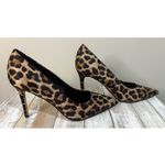 Katy Perry The Revival Pump Leopard Print Satin Stiletto Heels Size 9.5M NWB Brown Photo 4