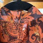 Anna Sui vintage style glam shimmer print party shirt blouse Size Medium Photo 10