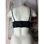 Victoria's Secret Victoria’s Secret Black Floral Sheer Mesh Dream Angels Triangle Bralette XL Photo 8