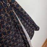 Lauren Ralph Lauren equestrian chain link faux wrap dress with side ruching sz 6 Brown Photo 7