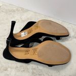 EXPRESS  Black Suede Knotted Heeled Mules Heels Slip On Dress Shoes Size‎ 9.5 $78 Photo 5