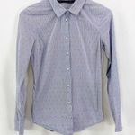 ZARA  Blue and White Button-Down Shirt Photo 0