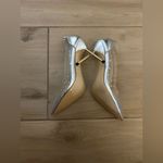 NEW FSJ Studded Pointed Toe Transparent Pumps High Heels Shoes 7 $87 Silver Photo 5