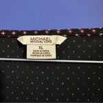 Michael Kors Brown and White Polka Dot Blouse Black Size XL Photo 2