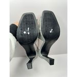Adrienne Vittadini  Sandals Womens Size 7 Gray Beaded Open Toe High Heel Photo 7