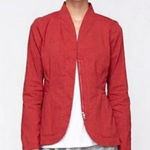 Eileen Fisher  Italian Linen Blend Peplum Jacket | XS Photo 0