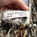 Mac Duggal  8232 Short Sleeve Micro Ruffle Tea Length Dress Size 16 C0 Photo 3