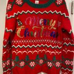 Holiday Time  Size S Merry Christmas Embellished Sequin Crew Neck Ugly Sweater Photo 0