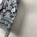 Diane Von Furstenberg Vintage  Sweater Ski Double Mock Neck Knit‎ Floral Photo 6