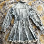 Free People  chain of command denim mini dress size XS Photo 4