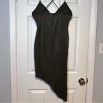Glare Bias Cut Wrap Dress - Size L Photo 48