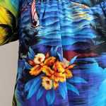 Royal Hawiian Creations Vintage Sunset Island Midi Dress Sz S Blue Photo 7