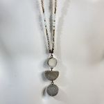 Loft Gold, White, & Cream Triple Druzy Necklace Photo 1