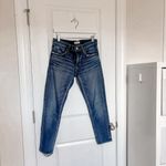 Moussy Vintage Etta Tapered Skinny Jeans Dark Blue Size 26 Photo 3