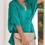 Teal Blouse, XL Green Photo 0