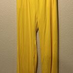 Yellow Wide Leg Dress Pants Size XL Photo 0