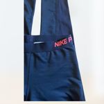 Nike Pro Hyperwarm Full Leggings Red + Black Women's Size M Workout Gym Running Photo 2