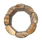 Bracelet / Bangel / Granite / tan / EUC Photo 0