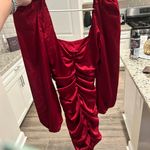 Oh Polly Red And Burgundy Dress Photo 4