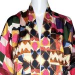 Soft Surroundings  Kimono Jacket Womens PS Multicolor‎ Boho Festival Lagenlook Photo 4
