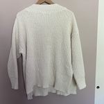 Aerie Chunky Knit Cream Sweater Photo 1