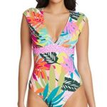 Bleu Rod Beattie Bleu | Rod Beattie Wild At Heart Cap Sleeve Mio One-Piece Swimsuit Size 22W, NWT Photo 0