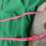 Eloquii  ruffle trim green dress fit flare long sleeve sz 20 Photo 4