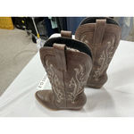 Womans Rollda Collection Pullon Midcalf Western Boots 6 Brown Embroidered Nwd Photo 1