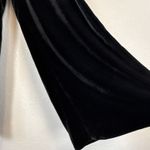 Heidi Weisel Womens Wide Leg Black Silk Velvet Pants Size 8 Fully Lined Holiday Photo 2