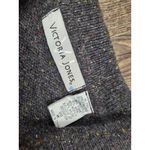 Victoria Jones  Vintage Christmas Embroidered Patches Wool Blend Sweater Medium Photo 4