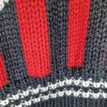 Vintage International Stefano sportswear hand knit car sweater Black Size M Photo 4