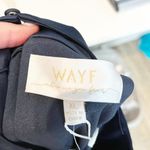 WAYF Halter Neck Sleeveless Slit Maxi Formal Gown Navy Blue XL Photo 2