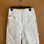 Babaton Group Cargo Cotton blend pants size 8 off white ripcord bottom Photo 4