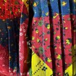 Doen Nicoletta Patchwork Print Organic Cotton Midi Dress Size XS Photo 12