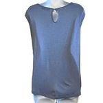 The Limited  Gorgeous Steel Blue Lace Crochet Sleeveless‎ Top NWOT Size S Photo 5