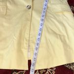 George Women's Butter Yellow Blazer Stretch long coat single vent pockets‎ 8 Photo 4